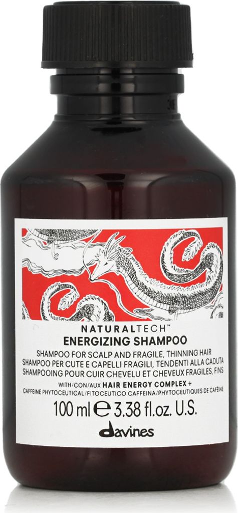 Davines NATURALTECH ENERGIZING Shampoo, 250 ml, Shampoo, Nicht-professionell, Frauen, Dünnes Haar, Alle Farben