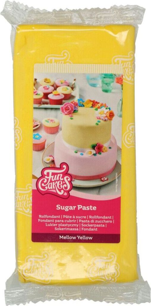 FunCakes Rollfondant Gelb Mellow Yellow 1kg Produktbild 