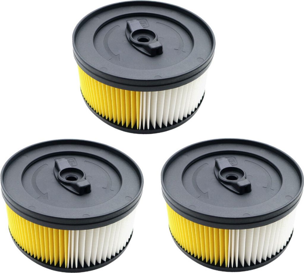 3x Nano Patronenfilter Rund-Filter für Kärcher WD 4.200-WD Produktbild 