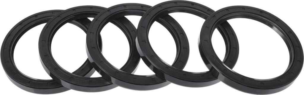 Universal Oil Seal TC Doppellippe W Stahlfeder Dichtungsring Rotationswellendichtung 75x95x10mm Hochdruck-NBR-Gummi Schwarz 5 Stück
