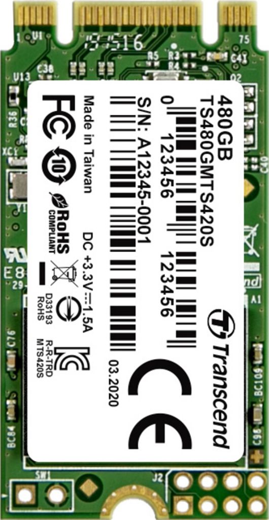 Transcend 420S - SSD - 480 GB - intern - M.2 2242
