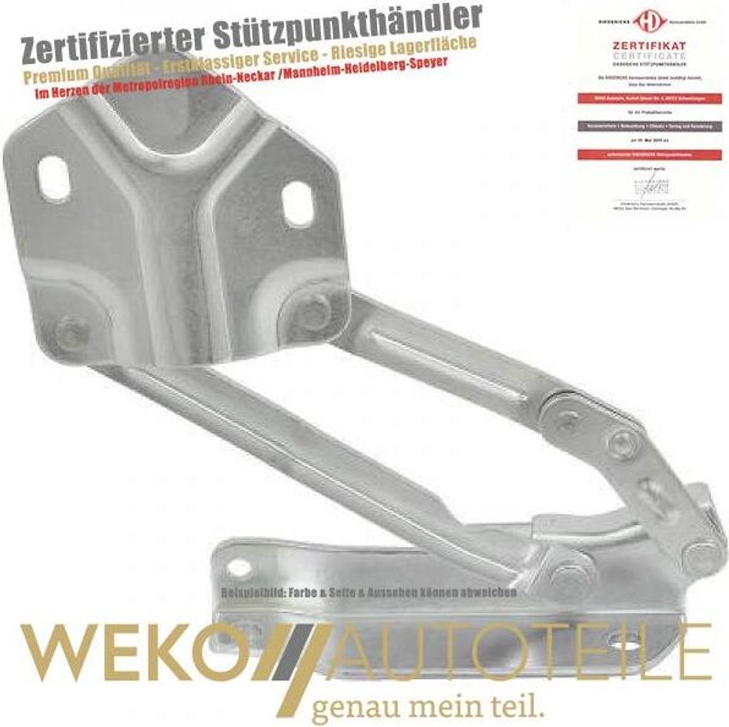 Scharnier Motorhaube links DIEDERICHS 2297619 für VW