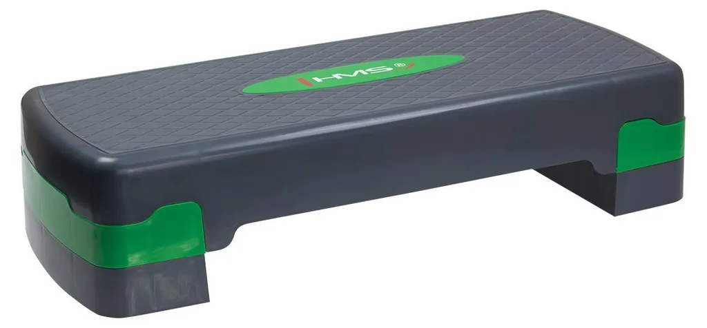 Planche de step aérobic HMS AS003 Gris et Vert pour Fitness à Domicile