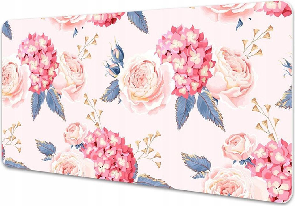 Schutzmatte Mauspad Hortensien 90x45cm