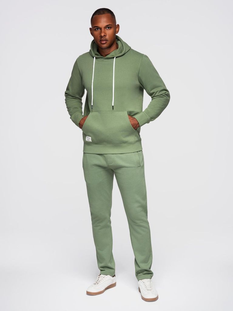 Ombre Sweatanzug Basic Baumwolle Line – Set grün XL