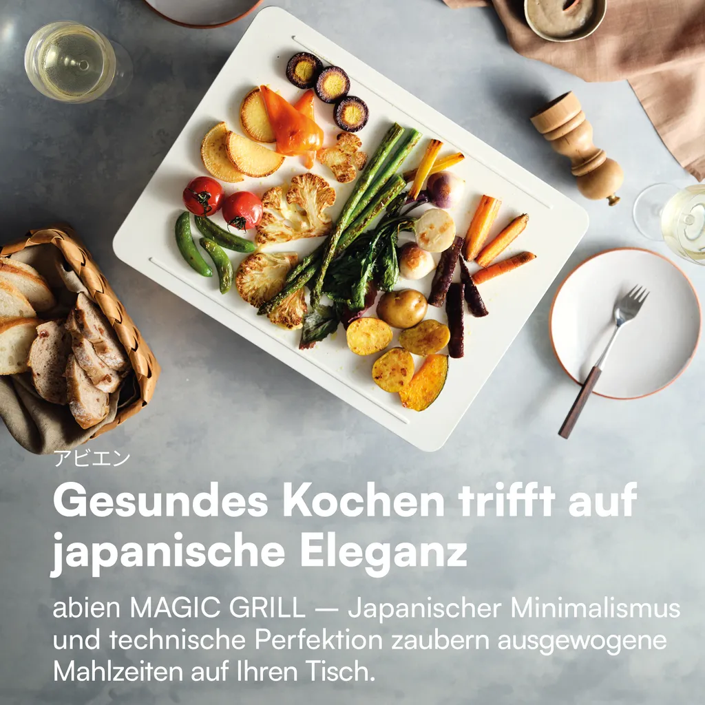 Grill électrique Magic Grill Abien - Plaque ultra fine et chauffe rapide - 12