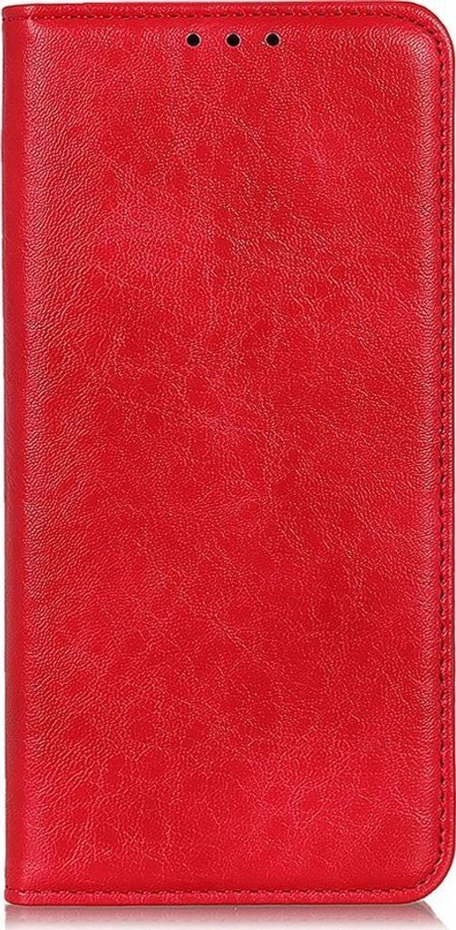 Mobigear Classic Elegance Realme 8 5G Hülle Klapphülle Geldbörse - Rot