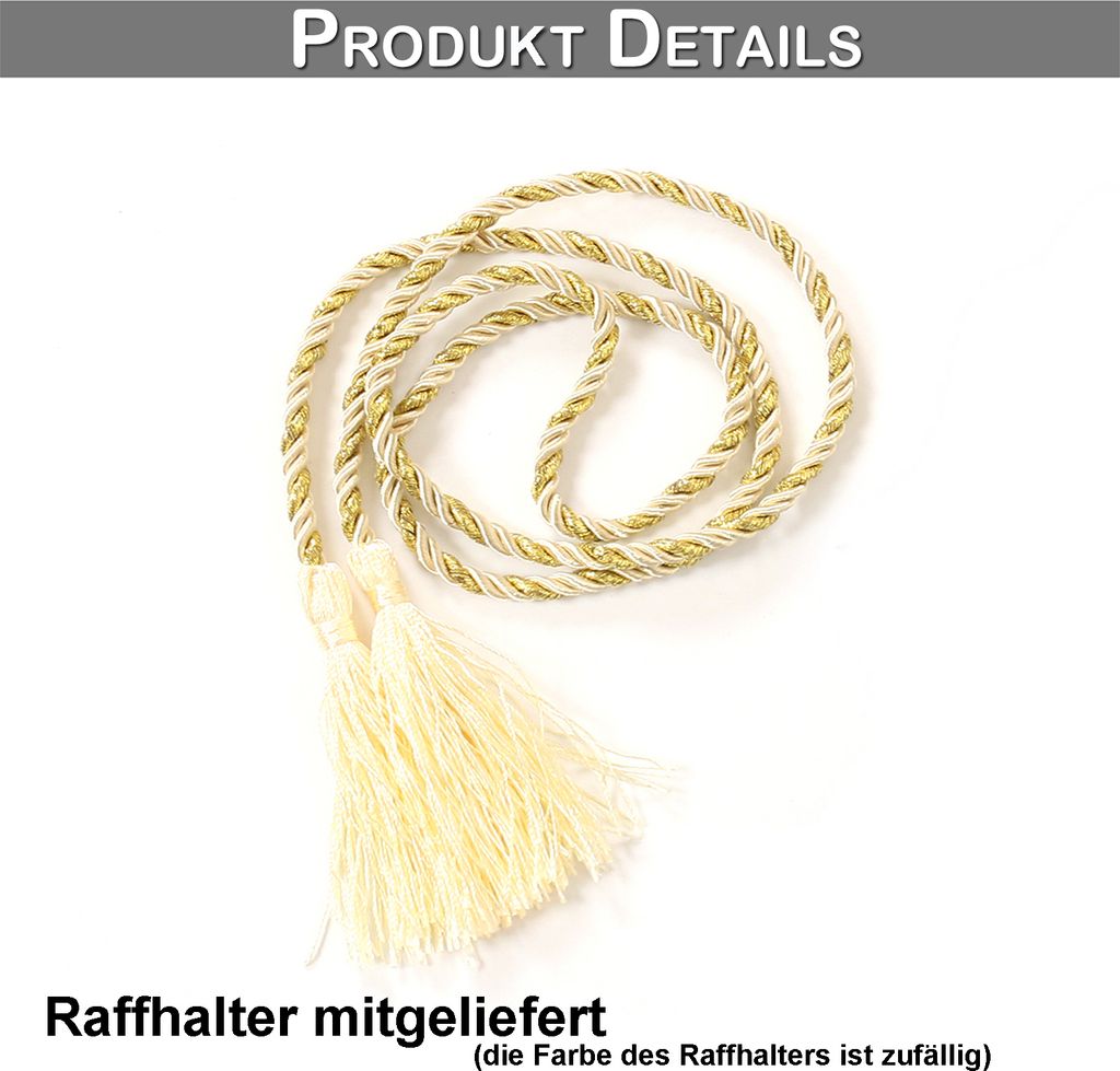 Thermovorhang Kälteschutz Kräuselband Stangendurchzug, Produktbild 11