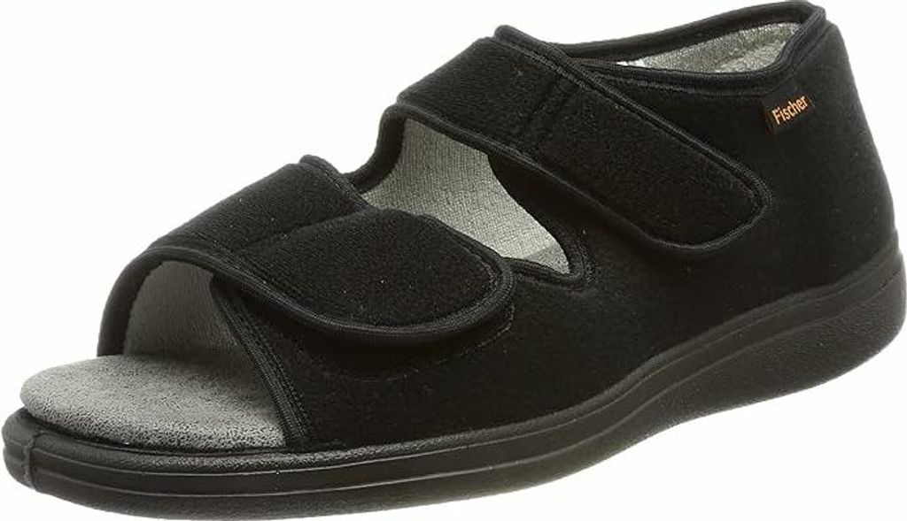 Fischer Markenschuhe Diabetiker Sandale Sandale Schwarz