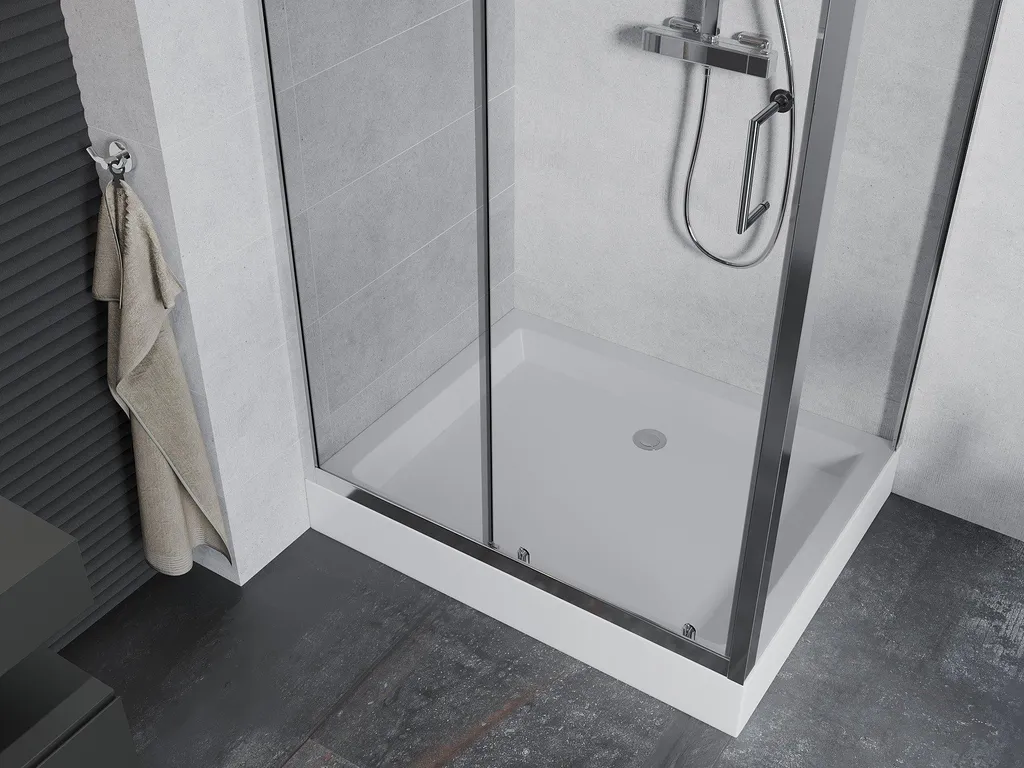 Cabine de douche pliante 100x80 idéale pour optimiser les petites salles d'eau - 3