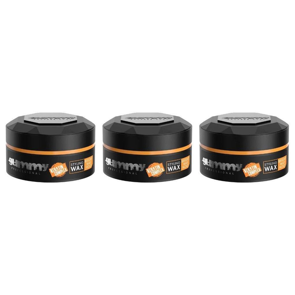 3er Set Fonex Gummy Bright Max Hold Haarwachs 150 ml Produktbild 