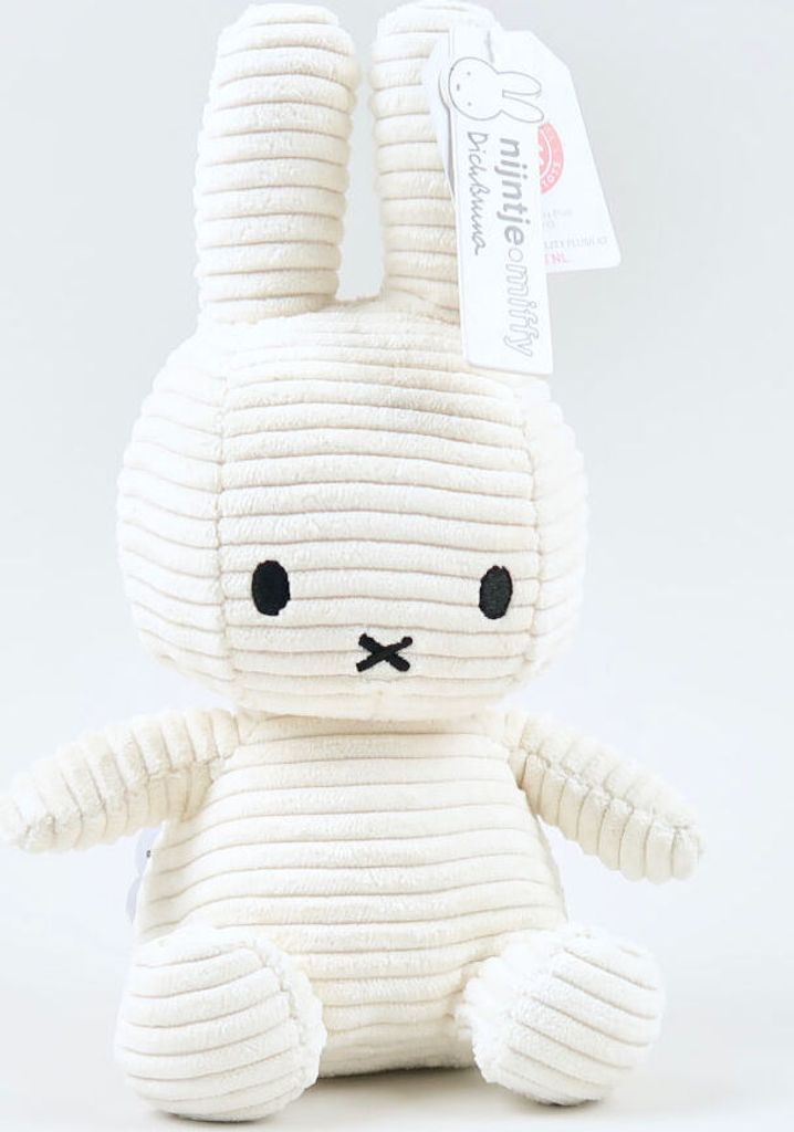 Miffy Cord plyšová figúrka (biela, 24 cm) plyšová hračka Obrázok produktu 
