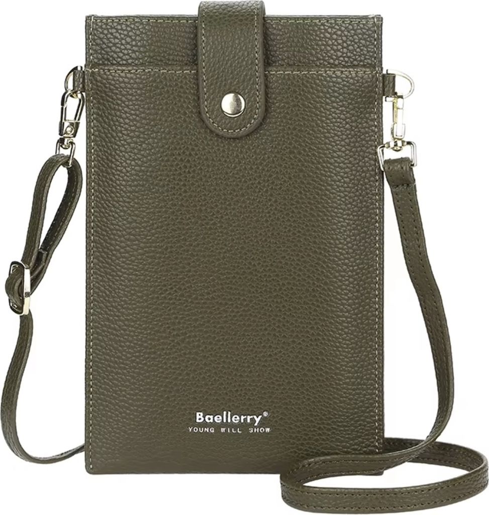 Stylische Damen Crossbody Geldbörse Baellerry Valentina in Grün KP35741