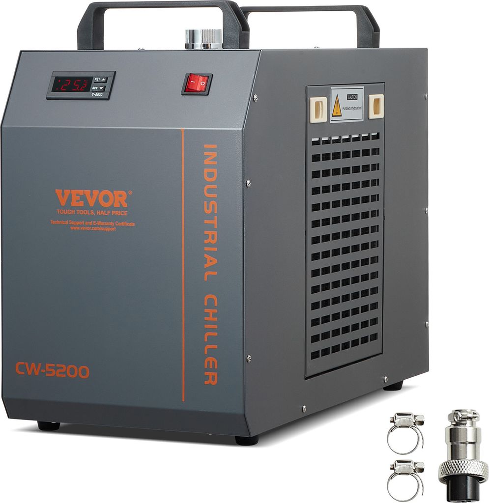 Chłodnica wodna VEVOR CW-5200 układ chłodzenia pojemność Zdjęcie produktu