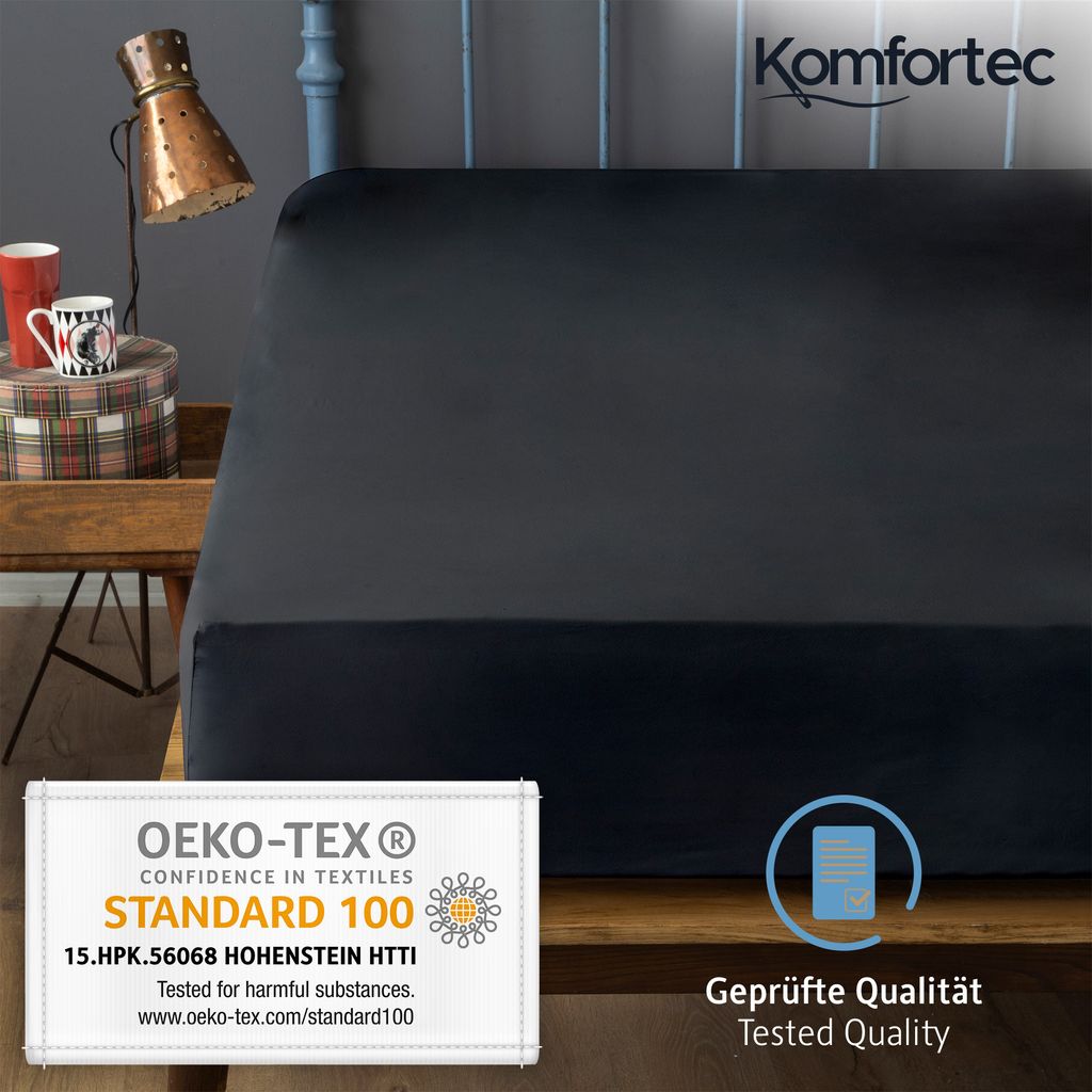 Komfortec Spannbettlaken 140x200 cm, Bettlaken Produktbild 5