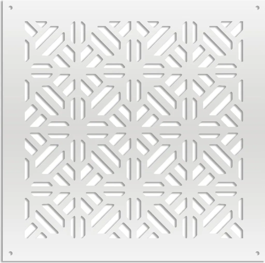 Pannello Frangisole PVC 98x98 Bianco STOCCOLMA | Relax in Terrazzo