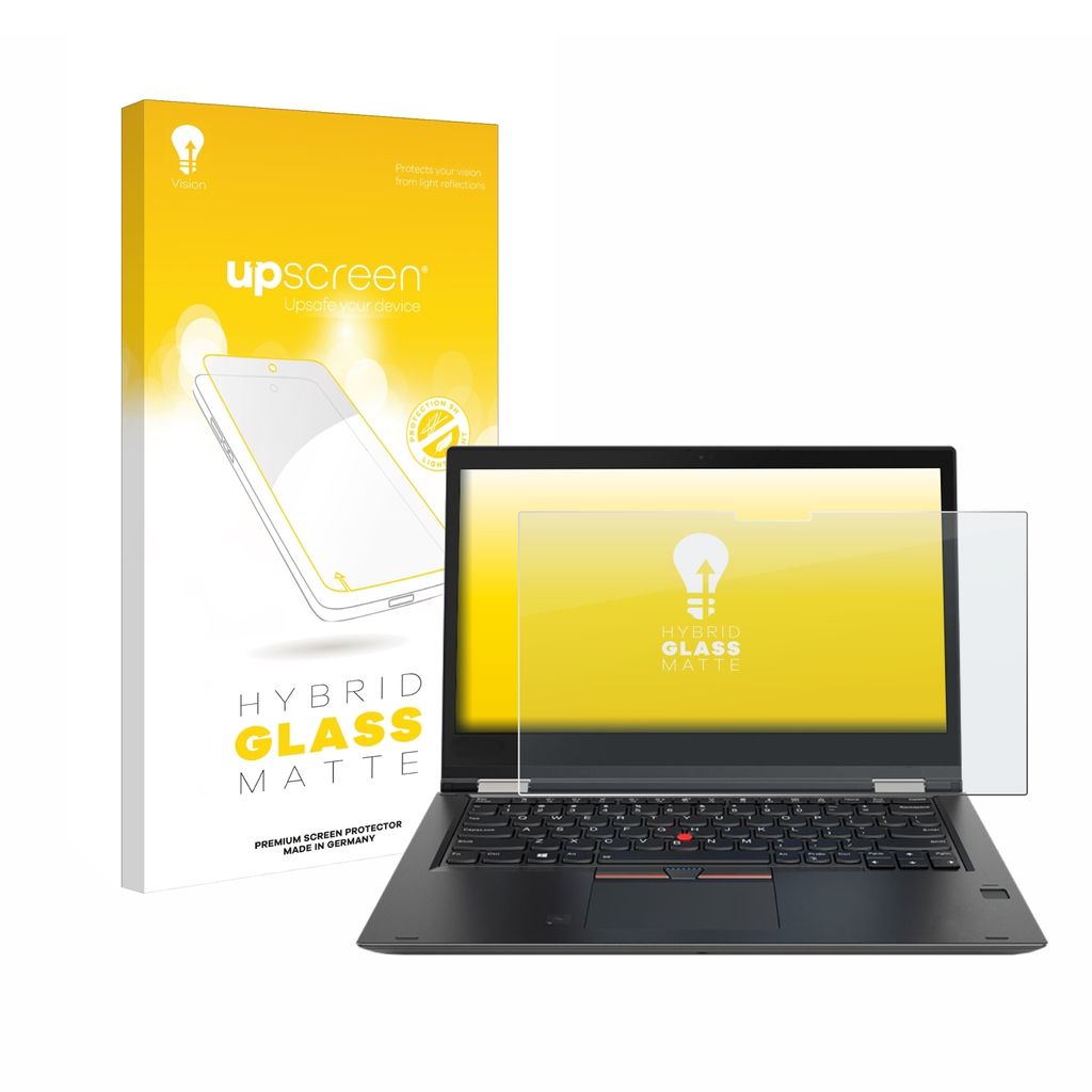 upscreen Entspiegelungs Schutzglas für Lenovo ThinkPad Yoga X380 Schutzfolie Panzer Folie Glas Display Schutz matt