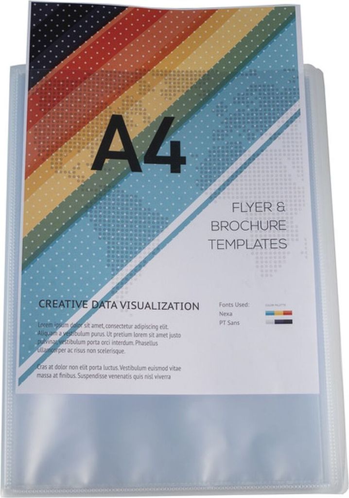 Sichtmappe aus PP 500µ mit 20 Hüllen Krea Cover, A4 Produktbild 