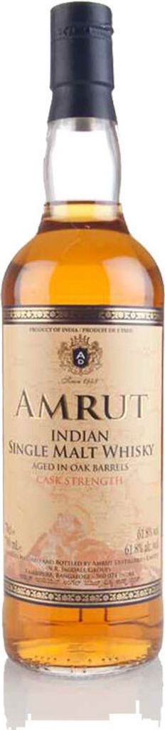 Amrut Single Malt Whisky indischer Malt Whiskey 46% 0,7L Produktbild 