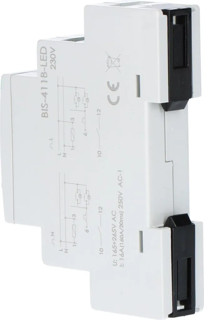 Télérupteur électronique rail DIN BIS-411B-LED pour éclairage LED - 5