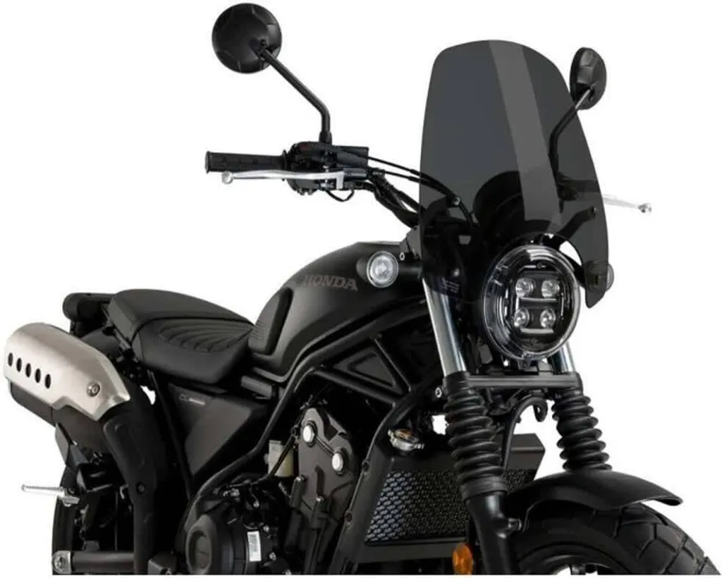 Saute-vent Naked Touring Puig Fumé - Pare-brise moto pour Honda CL 500