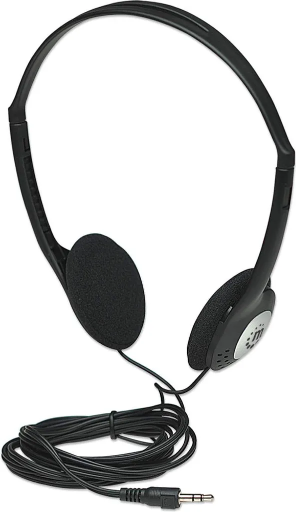 Acquista Manhattan Cuffie 3.5mm Nere Retail - Audio Stereo per Ufficio
