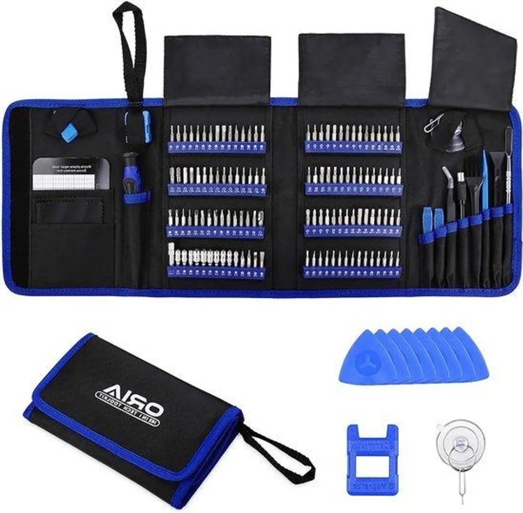 Kit d'outils de réparation complet 142 pièces pour smartphone et iPad