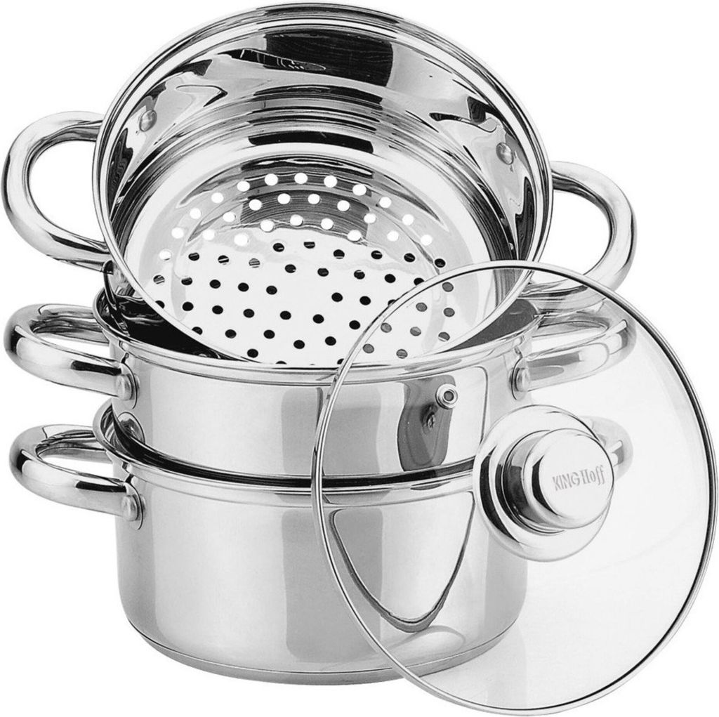 Kinghoff marmites a vapeur 2,5l 18cm 4 pieces KH3316 Image du produit 