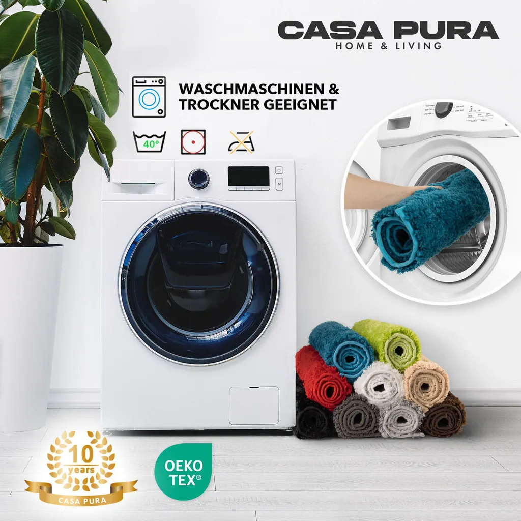 Tappetino Bagno Rosso 50x60 Sky - Asciugatura Rapida e Sicuro - 7