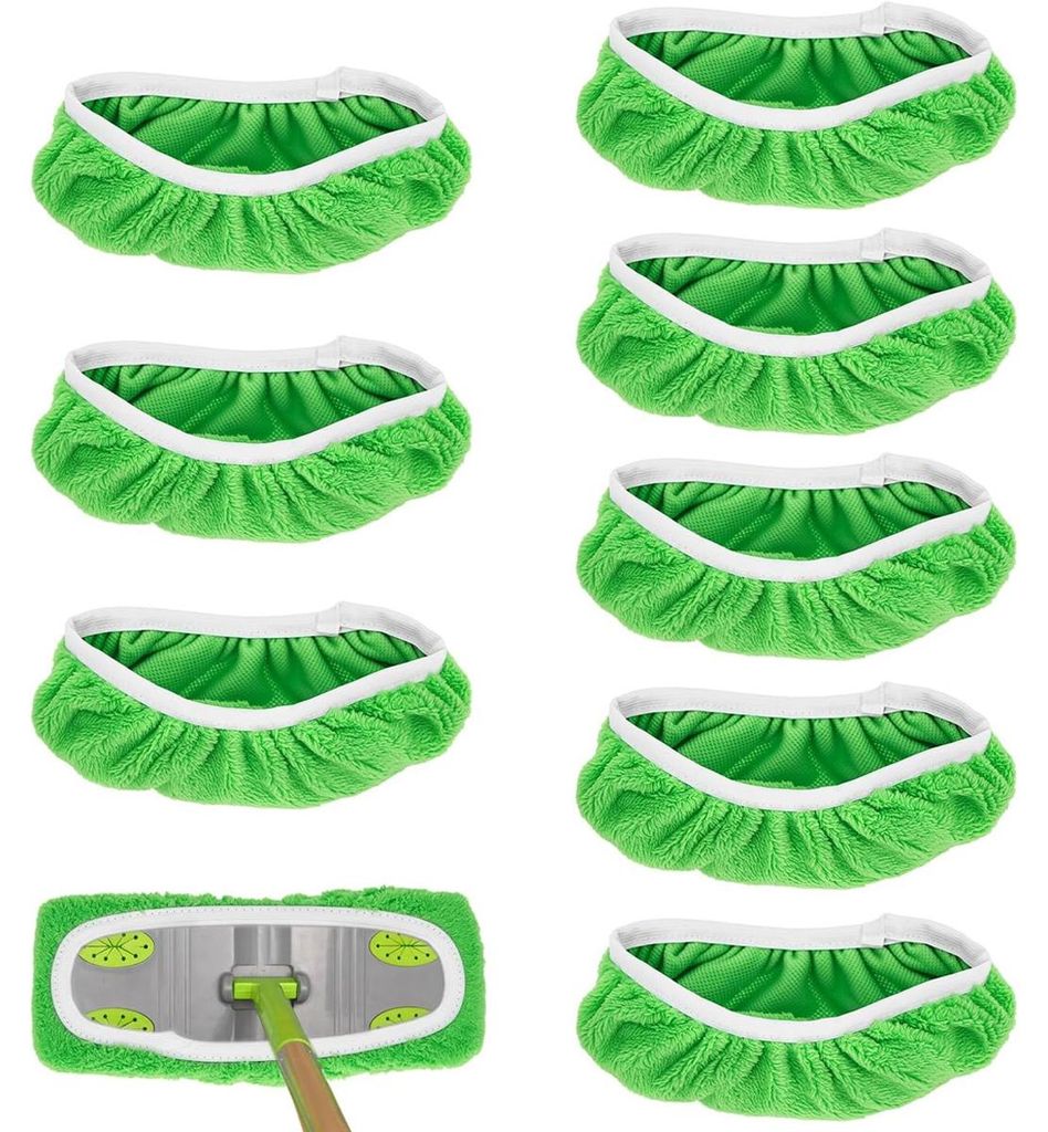 8er-Pack Tücher für Swiffer Bodenwischer, wiederverwendbare Bodenwischer, wiederverwendbar für Swiffer Sweeper Mop, Swiffer Bodenwischtücher-Se...