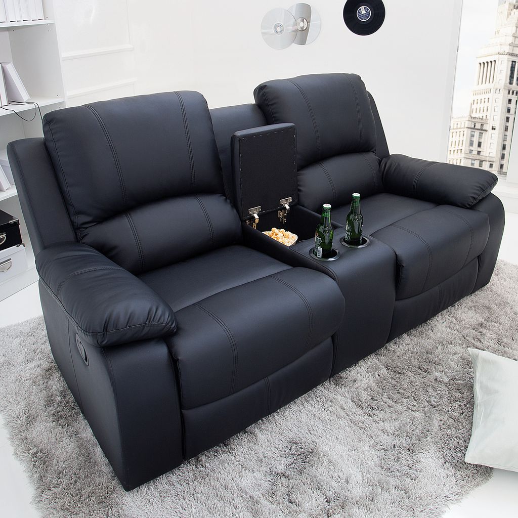 riess-ambiente Exklusiver 2er Kino Sessel HOLLYWOOD 190cm Produktbild