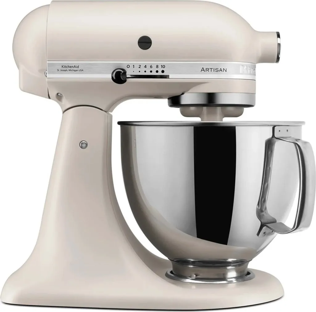 KitchenAid Mixeur Artisan 5KSM125EMH Robot avec Bol Inox de 4.8L
