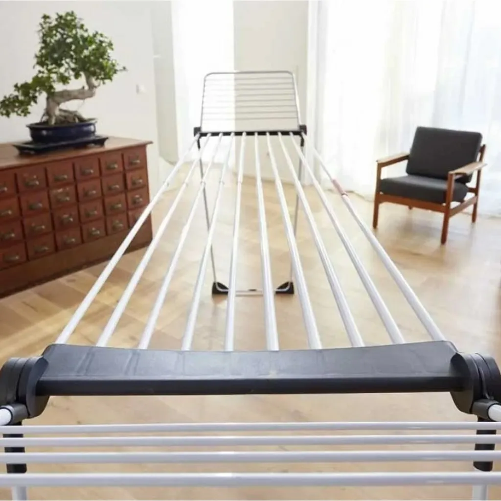 Séchage sans Plis avec l'Étendoir Extensible Vileda Infinity Flex - 7