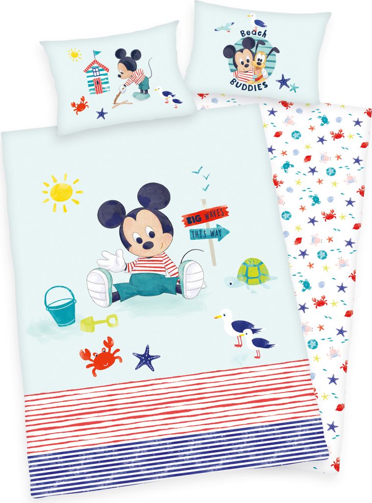 "Disney´s Mickey Mouse" Bettwäsche /  Babybettwäsche / Produktbild 