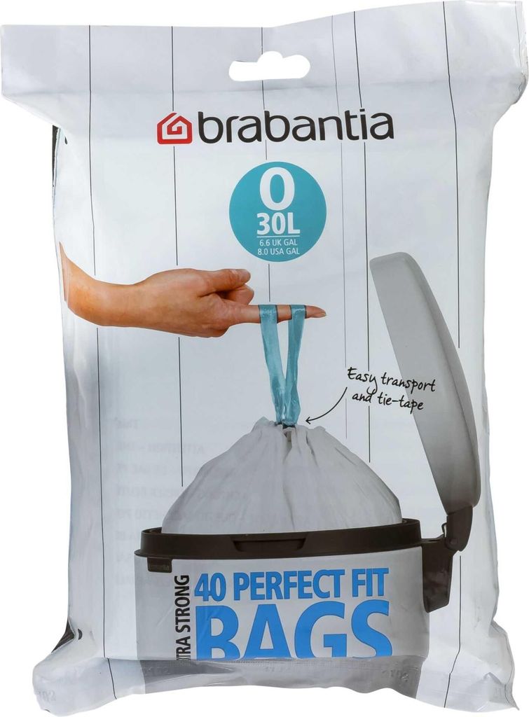 Brabantia PerfectFit Sacs poubelle type O 30 L, 40 pcs Image du produit 