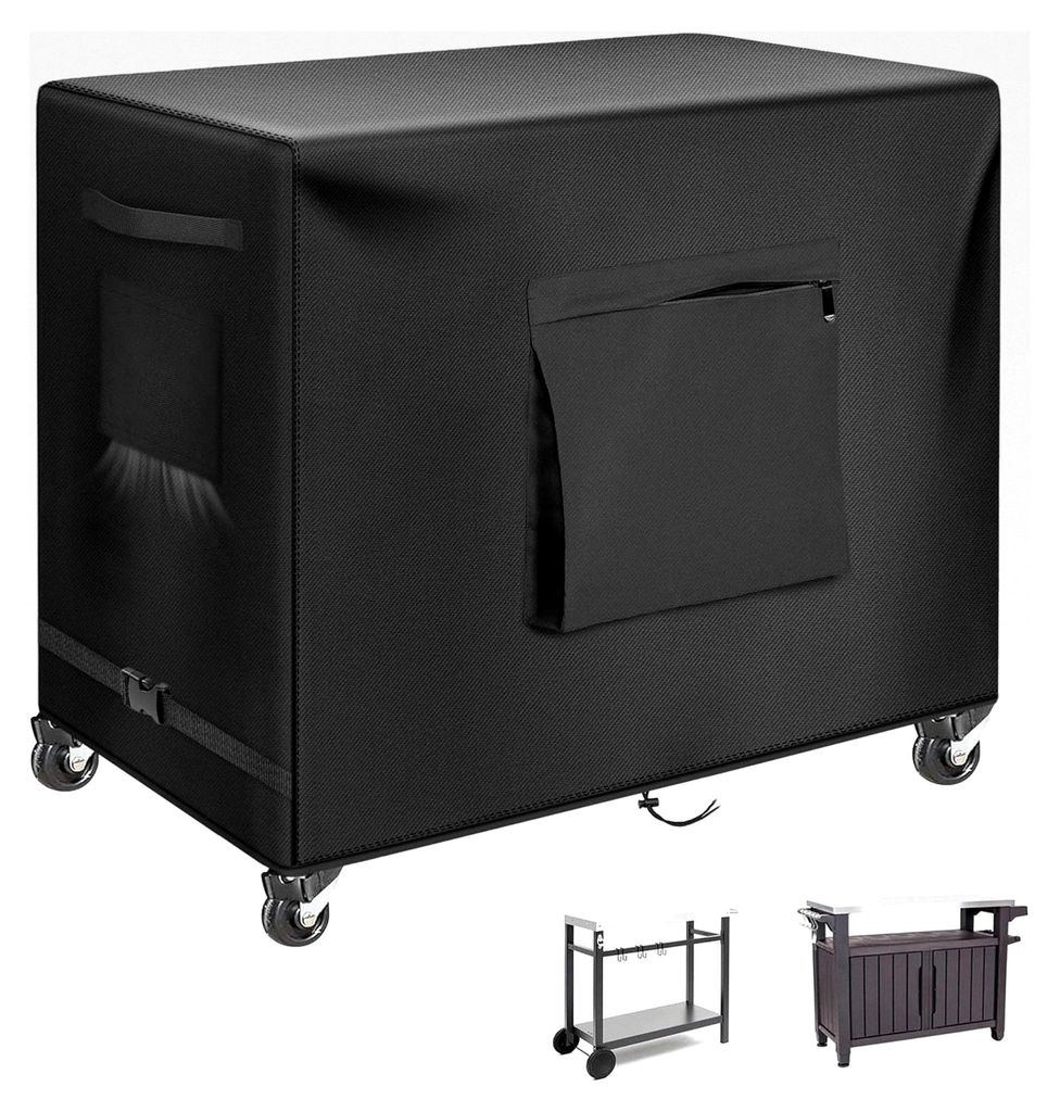 91,4 cm Abdeckung für Outdoor-Vorbereitungstische, wasserdicht, für Terrasse, Edelstahl, Grillwagen, Pizzaofen, Tischabdeckungen, mobile Lebensmi...