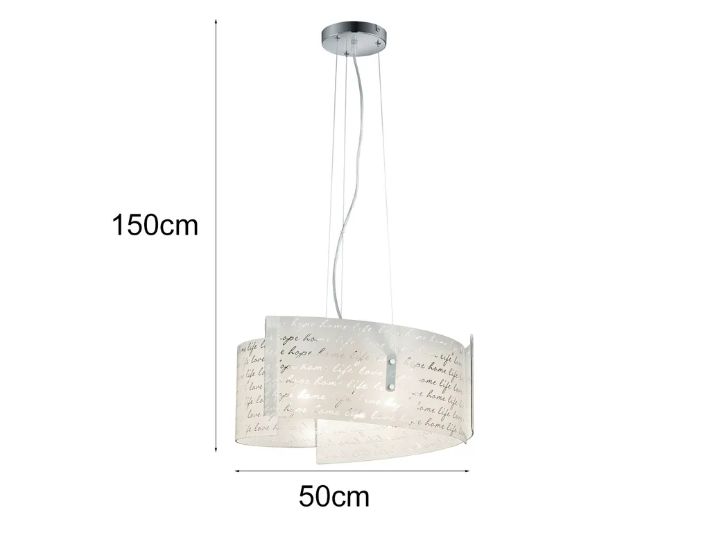Lustre SIGNA blanc 302500301 - Éclairage central pour cuisine moderne - 8