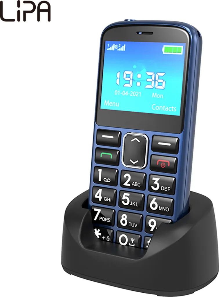 Téléphone Senior 4G avec Bouton SOS d'Urgence et Batterie Longue Durée F70