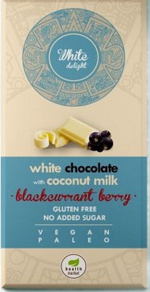 White Delight Tafel Weiße Schokolade mit Schwarze Produktbild 