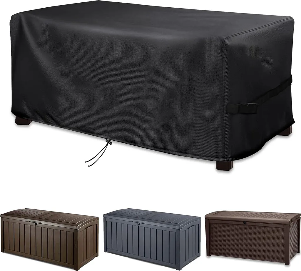 Bâche de Protection Imperméable pour Grand Coffre à Coussins Tissu 420D