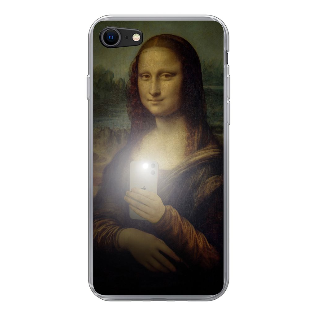 MuchoWow® Handyhülle Schutzhülle Hülle für iPhone 7 Mona Produktbild 