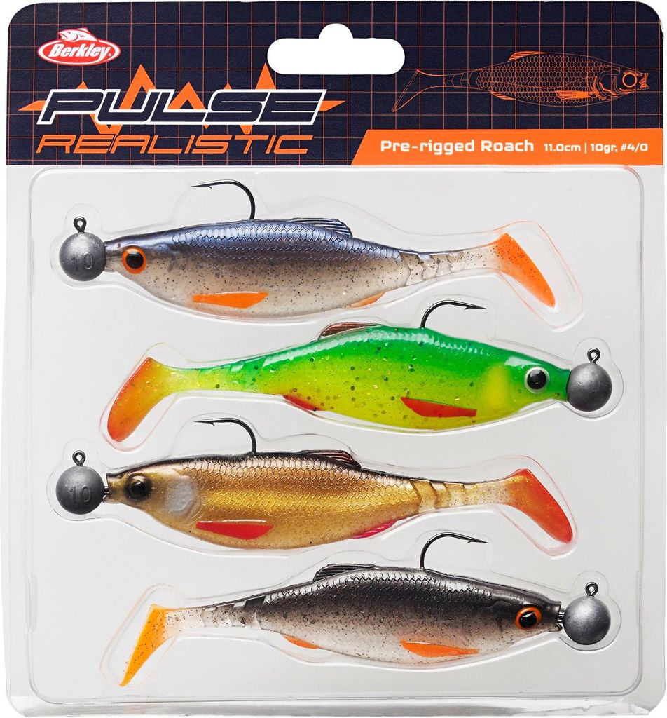 Berkley Pulse Realistic Roach 11cm 4pcs Immagine del prodotto 