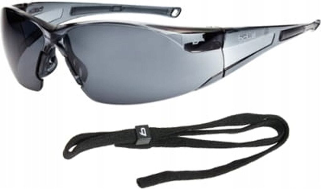 Bolle RUSH, Veiligheidsbril, CE-markering, Zwart, Zwart, Productafbeelding 