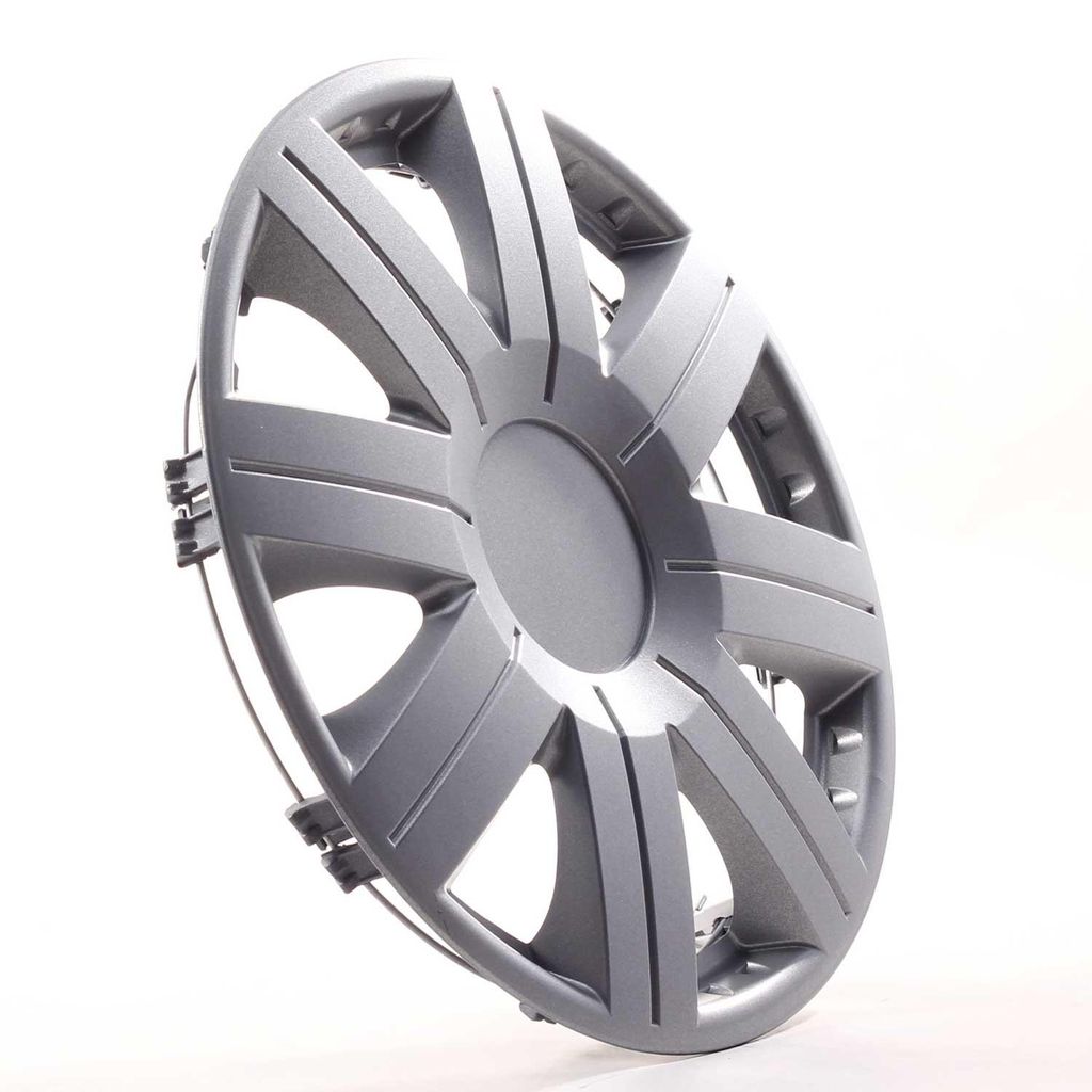 4x Wielkappen, 16 inch, zilverkleurig, geschikt voor Productafbeelding 