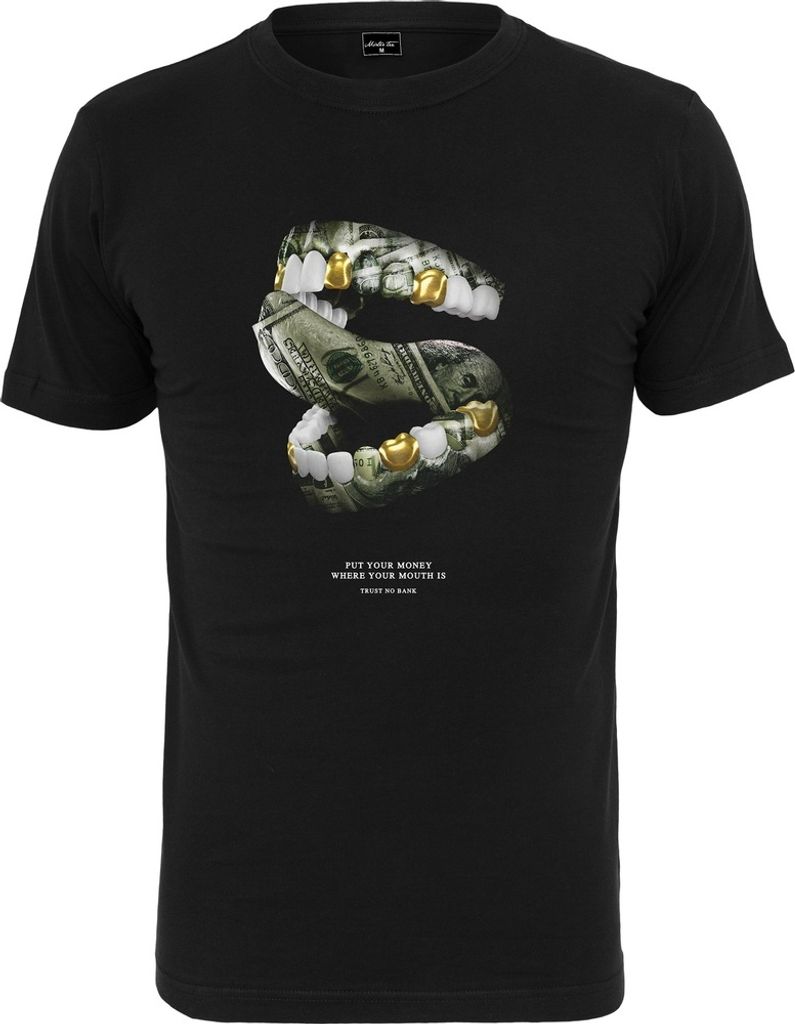 Mister Tee T-Shirt Money Mouth Tee Black-XS