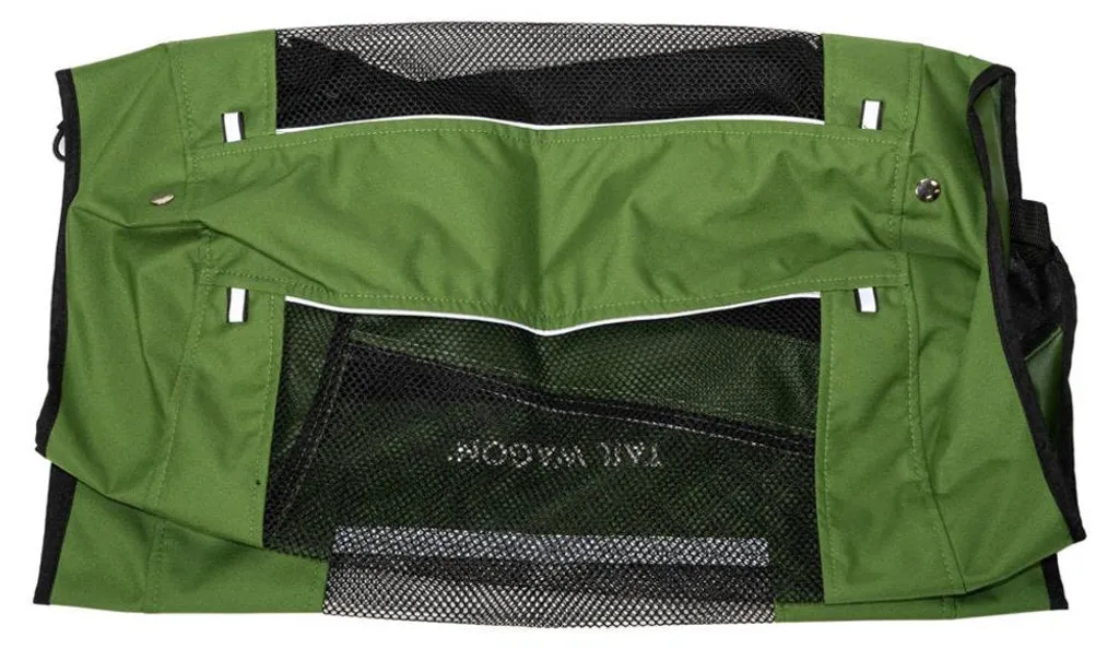 Capote Burley Tail Wagon Vert : protection pluie et vent pour remorque