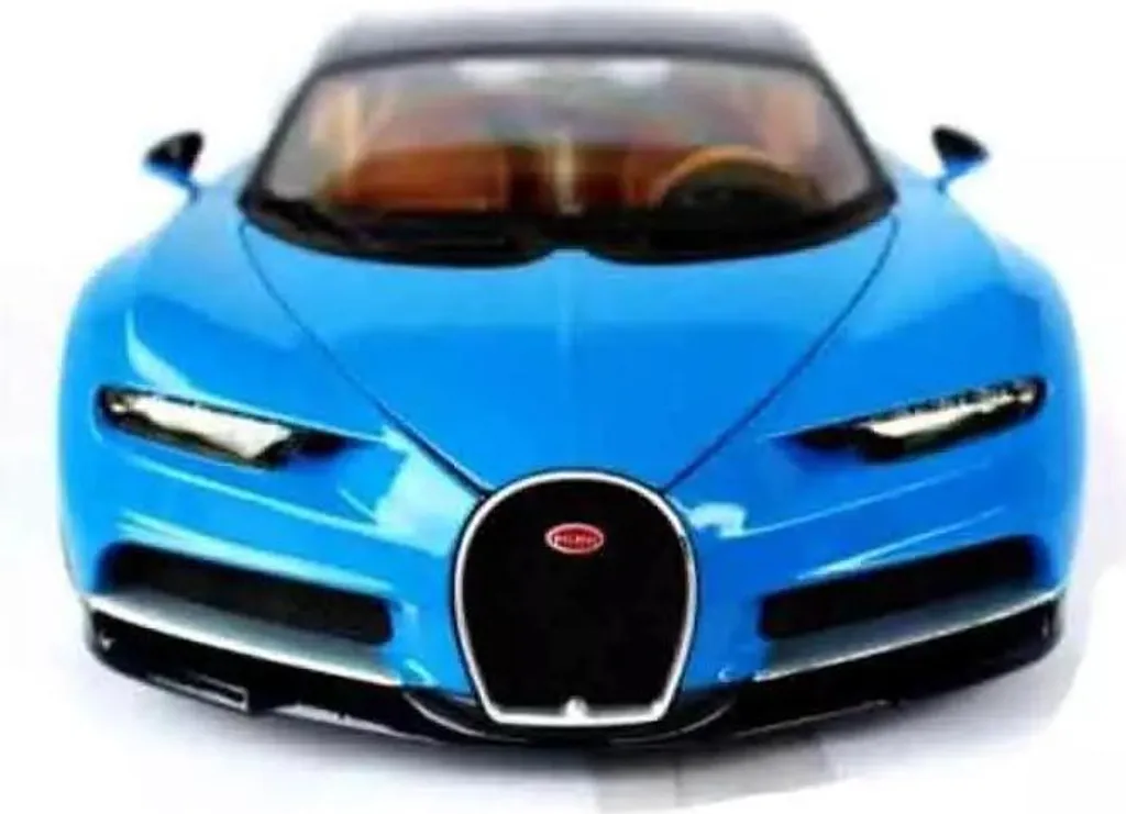 Bugatti Chiron Bburago 1:18 Plus Bleue - Finitions Détails et Portes Ouvrantes - 34