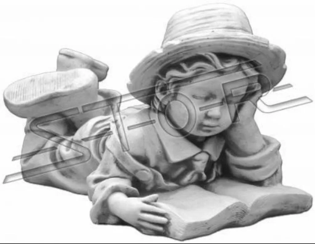 Statuette de Décoration Extérieure Garçon de 31 cm pour Terrasse