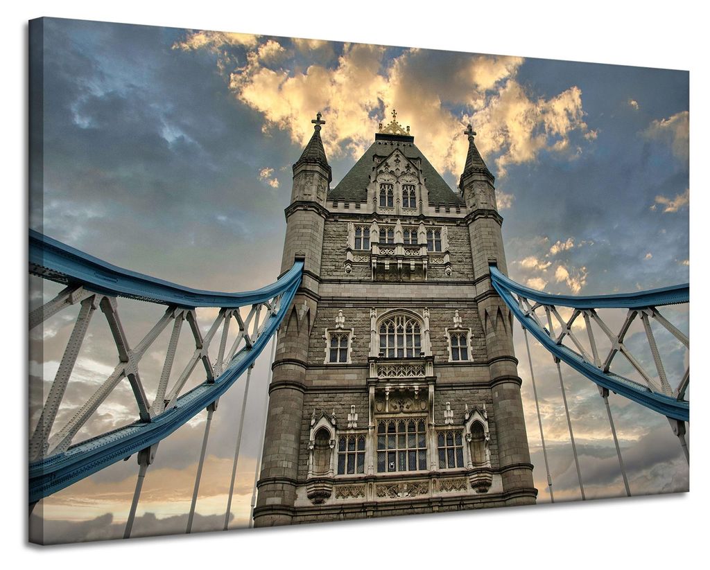 Leinwanddruck Architektur Brücke von England 120x80cm