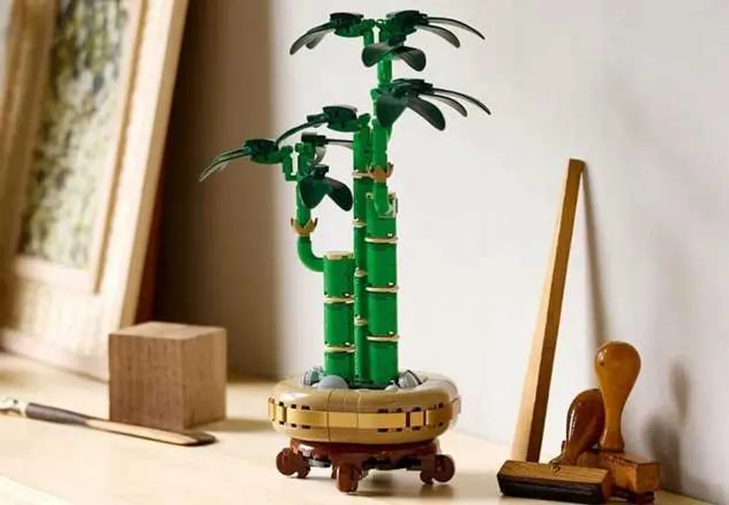 LEGO 10344 Botanicals Bambou de la Chance, Kit de Construction Déco Zen - 49